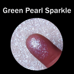 Green Pearl Sparkle (Pearlescent & Semi-Transparent)