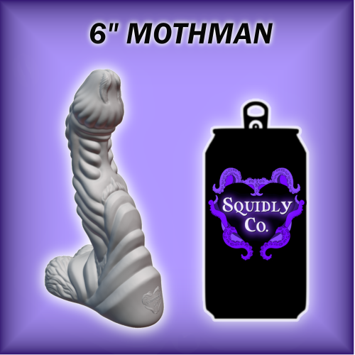 Semi-Transparent 'Pick Your Sparkle' 6" Mothman Fantasy Silicone Toy - Image 3