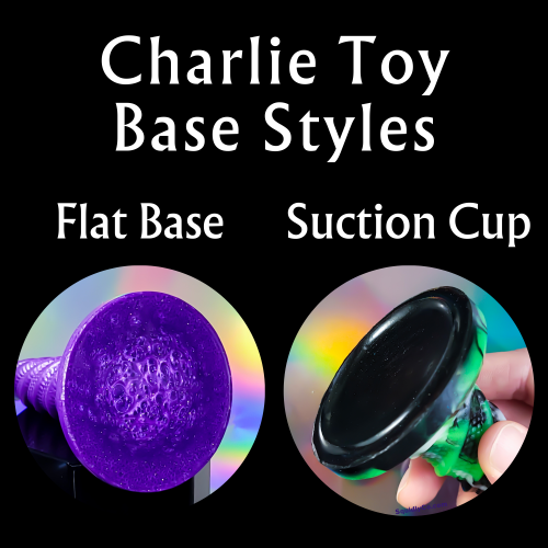 Glow In The Dark to Black Ombre 5" Charlie The Unicorn Horn Fantasy Silicone Toy - Image 5