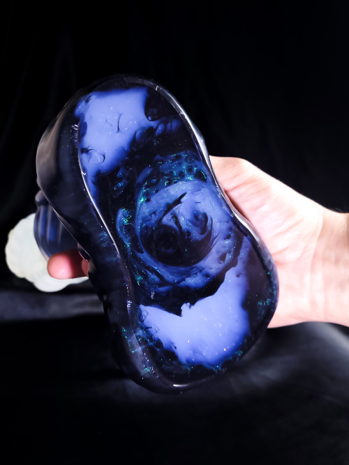 Naughty Nebula 8" Mothman Fantasy Silicone Toy in Medium Firm - Pick Your Pearl & Base Color! - Image 2
