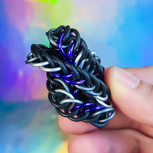 Pride Flag Chainmail Stretchy Fidget Bracelets - Image 9