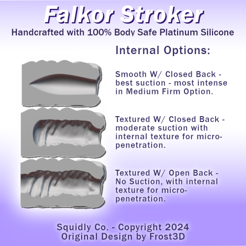 In Stock Signature Collection - Falkor Micro Stroker in Medium Firm With Textured/Closed End Internals - Moss Agate Gemstone Swirl - Image 3