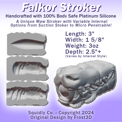 In Stock Signature Collection - Falkor Micro Stroker in Medium Firm With Textured/Closed End Internals - Moss Agate Gemstone Swirl - Image 2